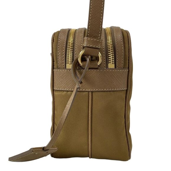 PRADA Re-Edition 1978 1BH218 Brown Nylon Saffiano Leather - Shoulder Bag - Picture 4 of 16